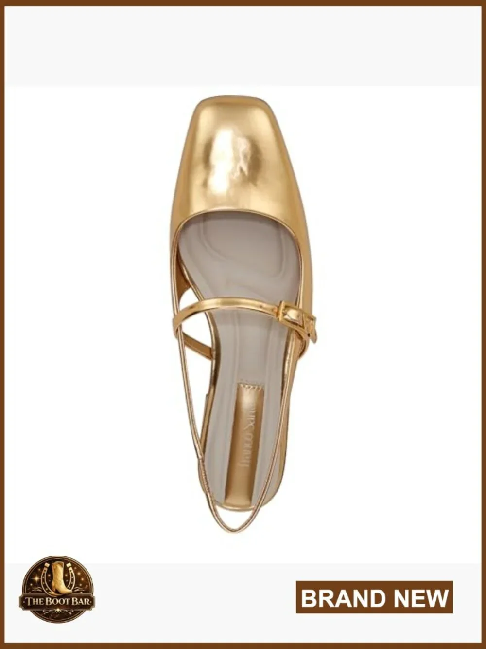 Women's Mary Jane Slingback Ballet Flat with Buckle